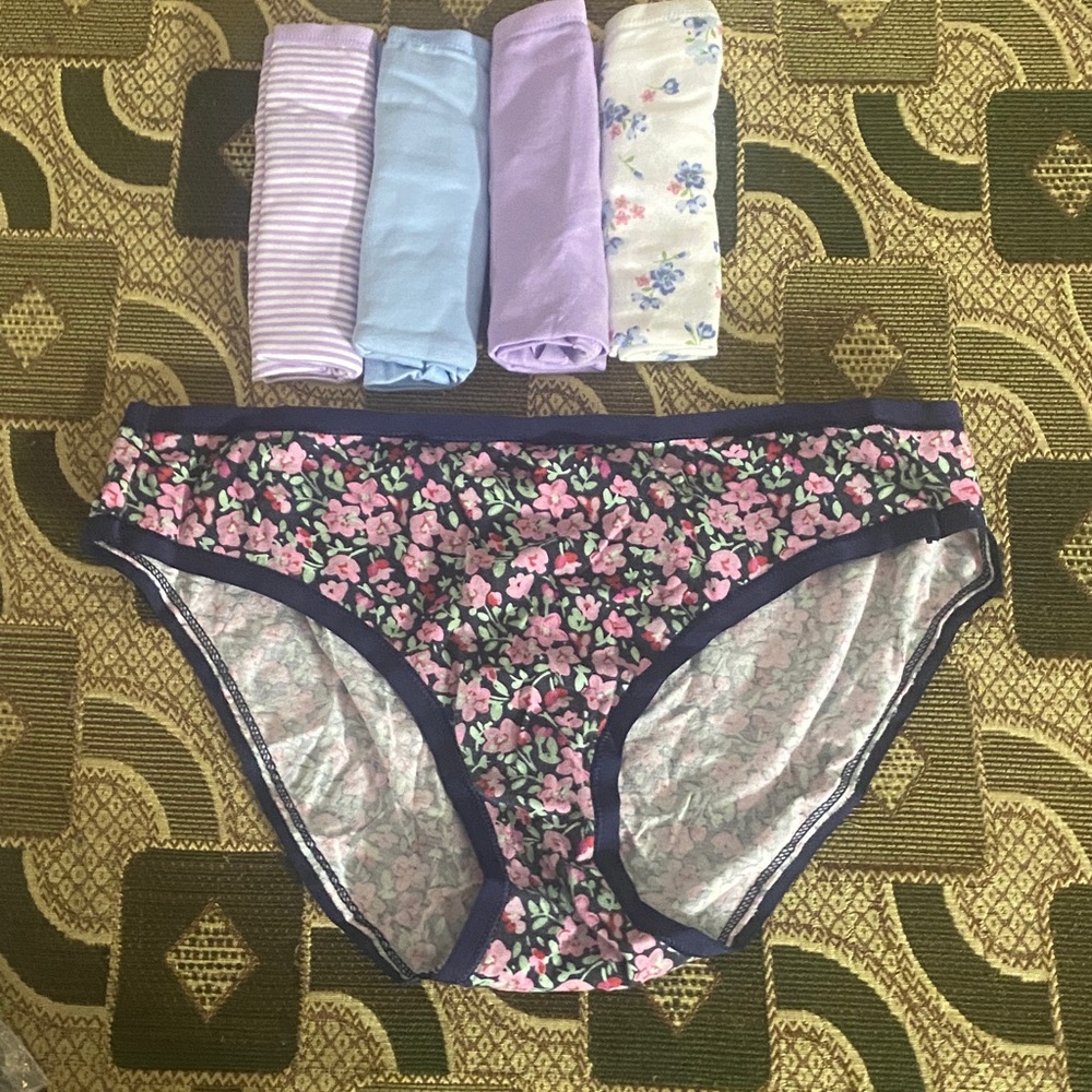 ✨ Amazon Essentials Women’s Cotton Bikini Panties – Pack of 5 — NEW